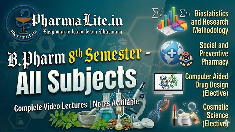B.Pharm 8th Semester